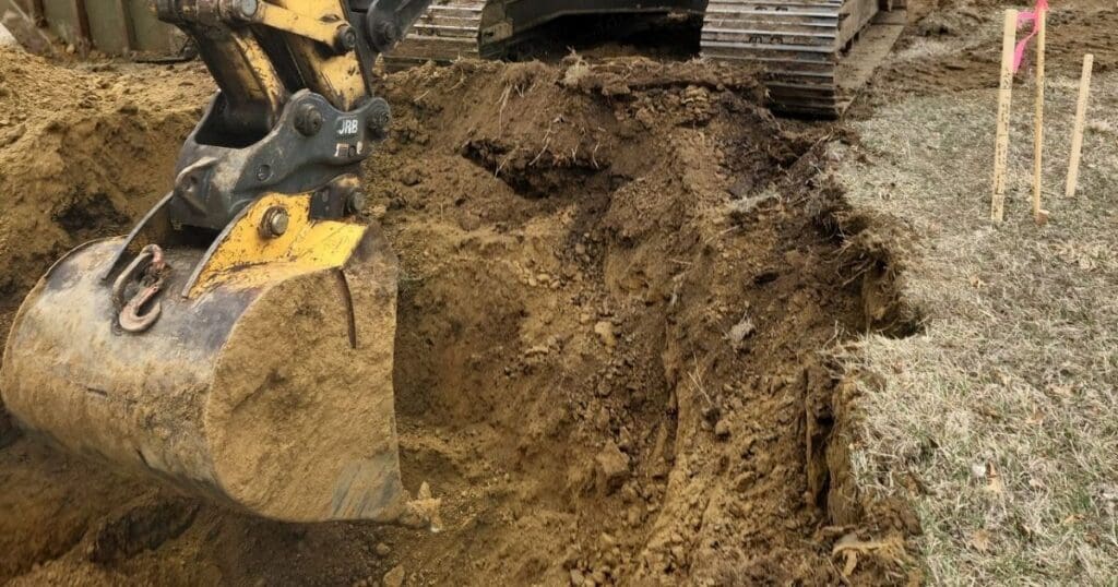 new construction excavation project